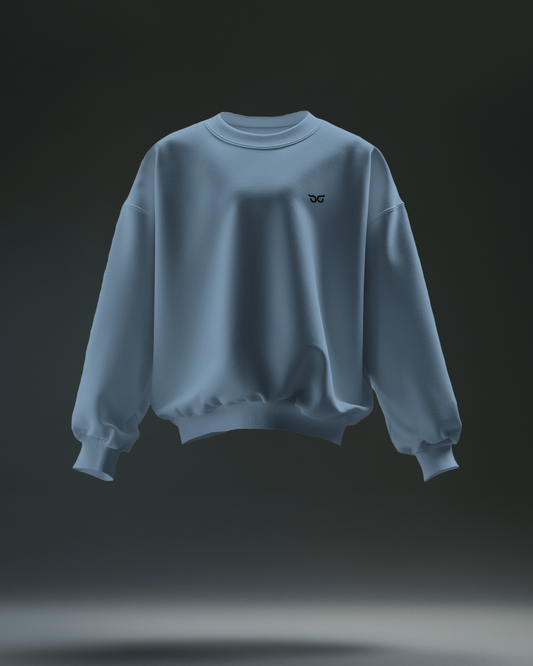 Lite Blue - Solid SweatShirt