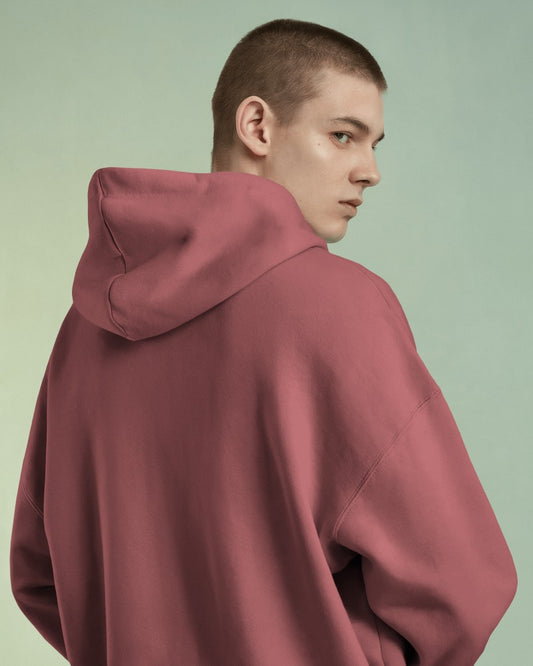 Punch Pink Solid Hoodie