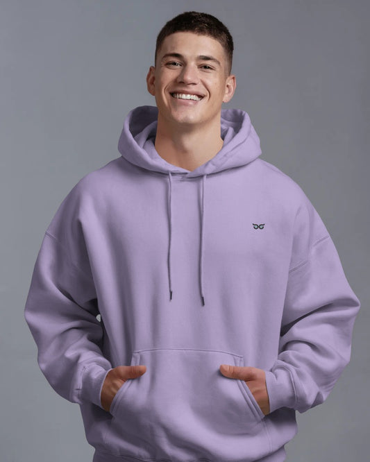 Iris Lavender Solid Hoodie