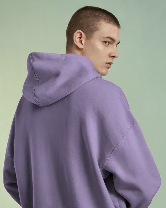 Iris Lavender Solid Hoodie