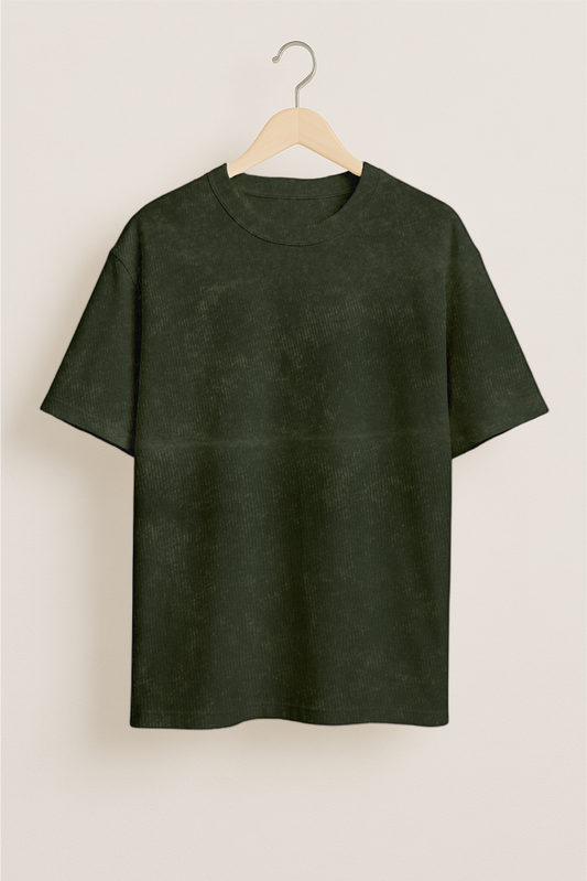 Green Acid Wash Oversized T-Shirt