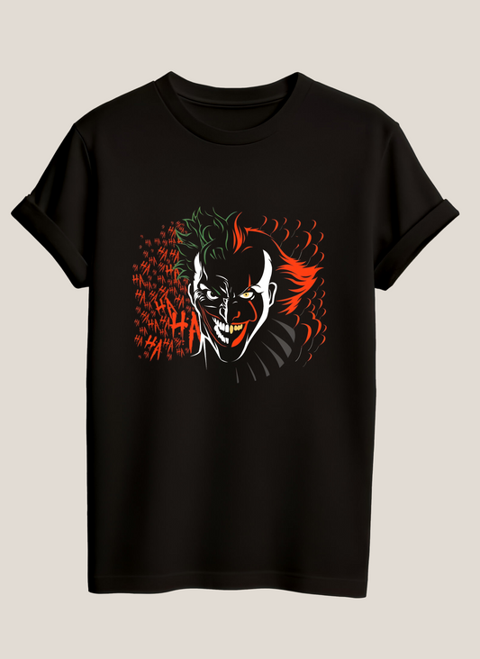 Static Bloom Round Neck T-Shirt