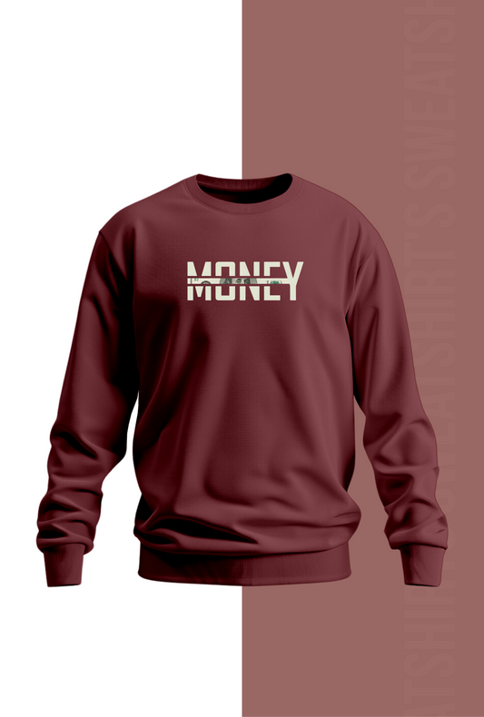 Money Maroon Sweatshirt