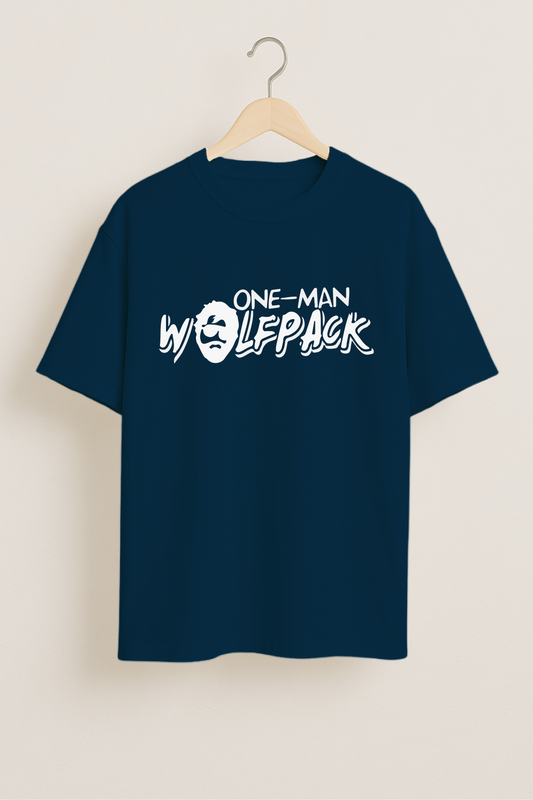 Wolf Pack Blue Oversized T-Shirt