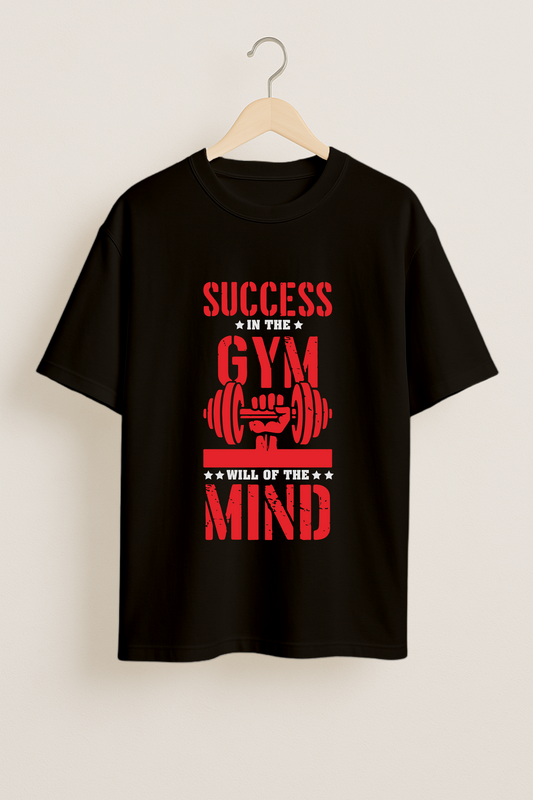 LiftLegend Black Oversized T-Shirt