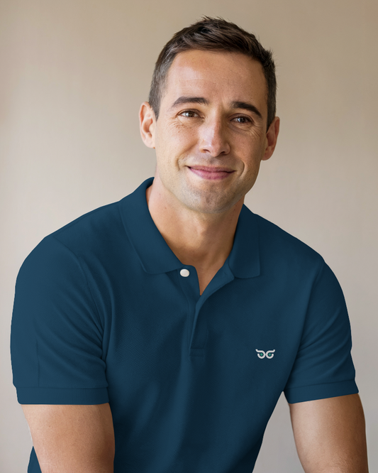 Navy Blue Polo T-Shirt