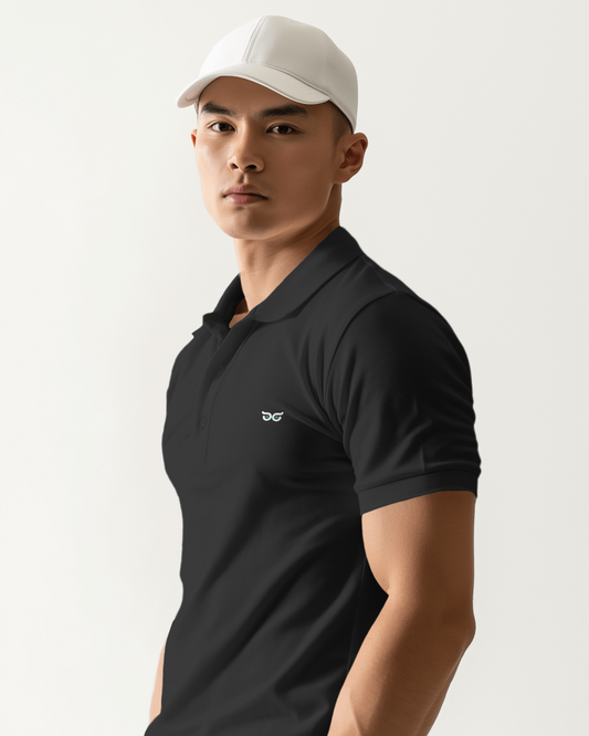 Black Polo T-Shirt