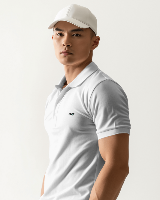 White Polo T-Shirt