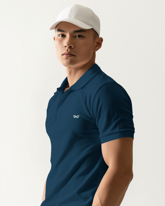 Navy Blue Polo T-Shirt