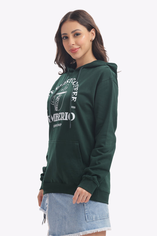 Rimberio Women's Green Hoodies