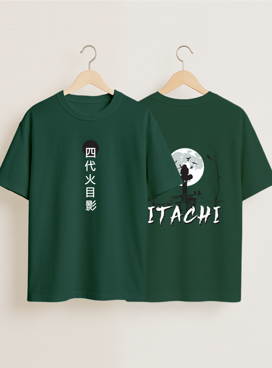 Itachi Green Oversized T-Shirt
