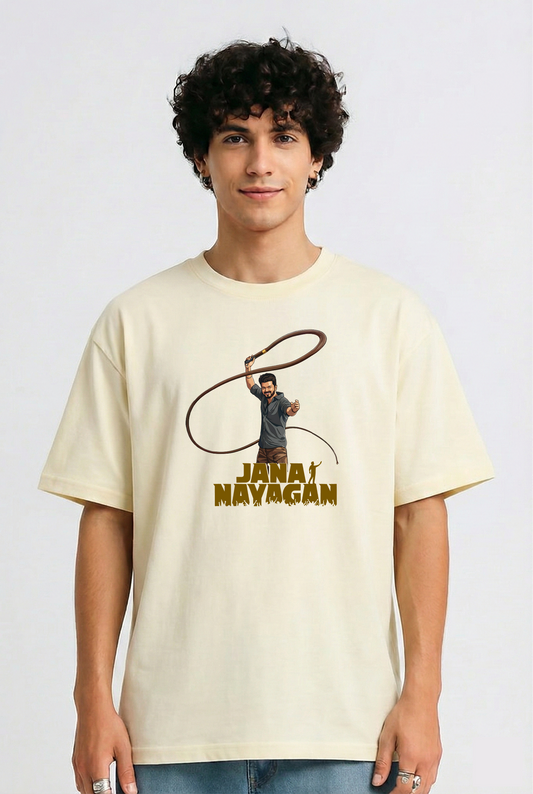 Jana Nayagan - The Hunter Edition Sandal Oversized Tshirt