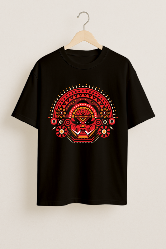 Mallu-M2 Black Oversized T-Shirt