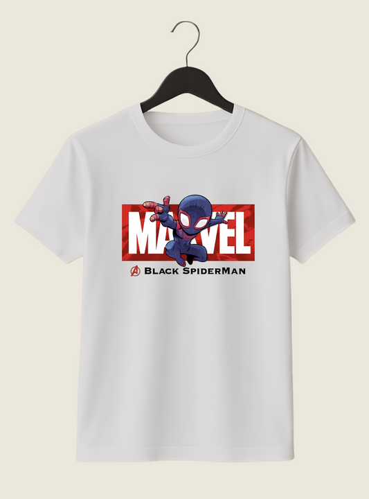 Velocity Mist White Round Neck T-Shirt