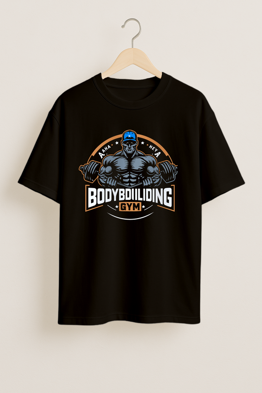 RepMode Black Oversized T-Shirt